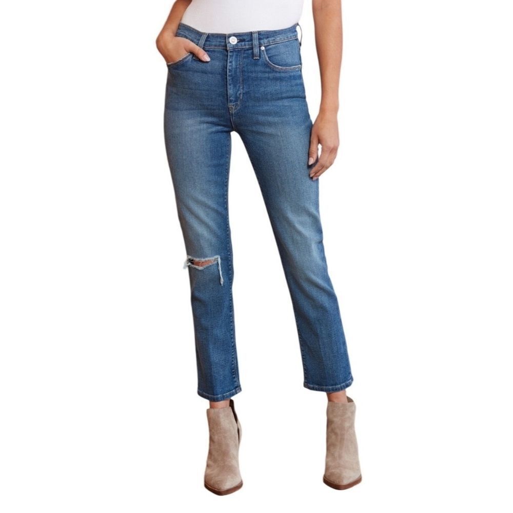 Hudson Barbara Straight Leg Ankle Jeans Size 28